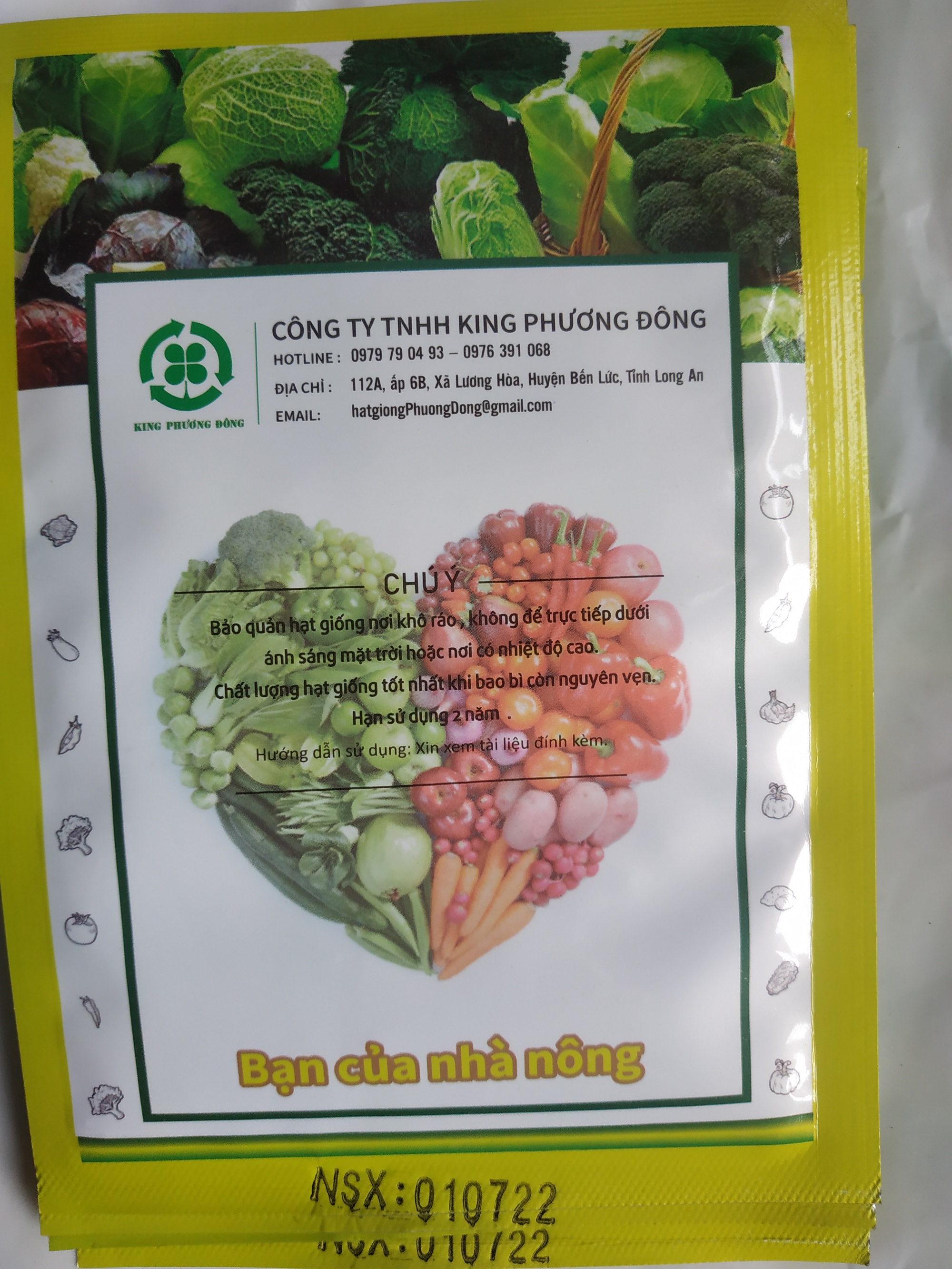 Combo 5 gói Hạt giống CẢI THÌA - gói 20 gram