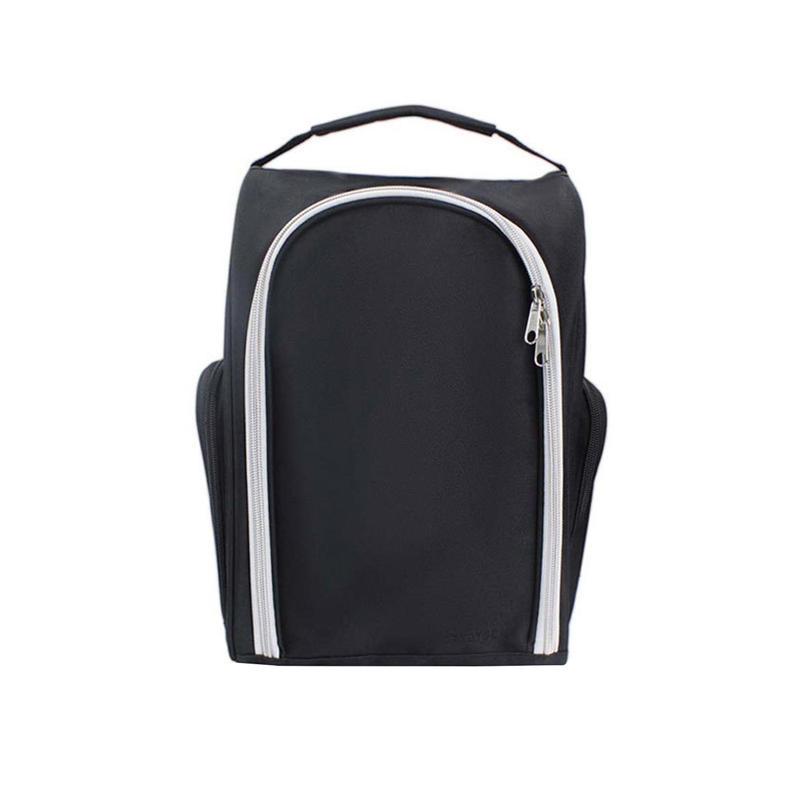 Golf Shoes Bag Sports Shoes Bag Multipurpose Nylon Breathable Fittings Storage Zippered Shoe Carrier Bag Pouch for Men Women Camping Outdoor