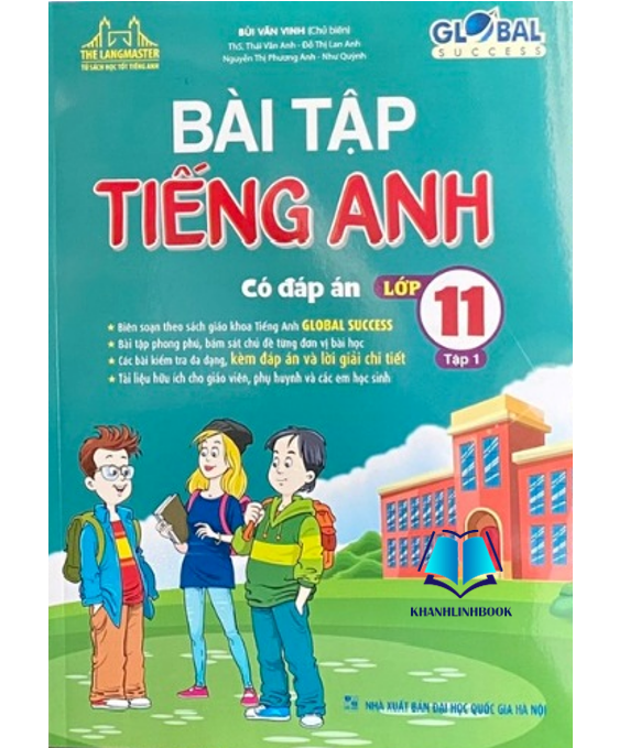 Sách - GLOBAL SUCCESS - Bài tập tiếng anh lớp 11 Tập 1 (có đáp án)