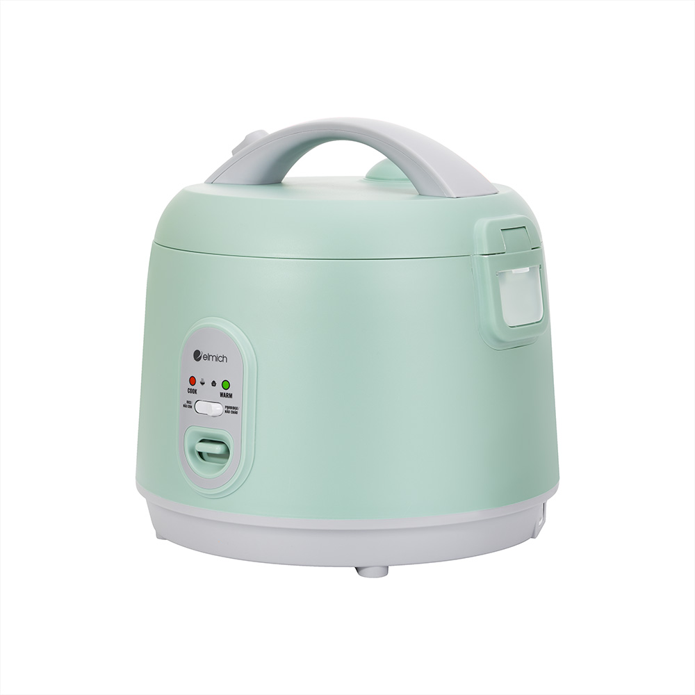 Nồi Cơm Điện Elmich RCE9132 1.8L 700W, Hàng Chính Hãng, 2 Chức Năng Nấu, Phím Nhấn Cơ - JoyMall