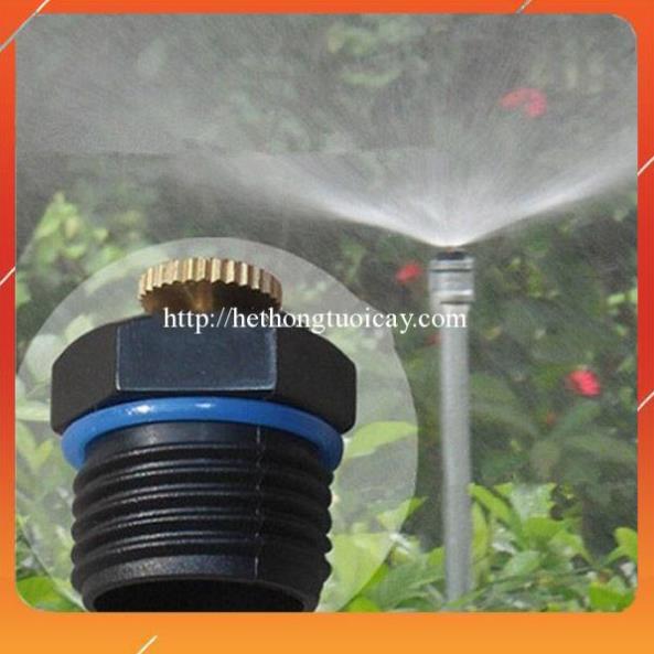 Bộ 10 béc phun mưa tưới cây chỉnh lưu lượng ren 21 206790