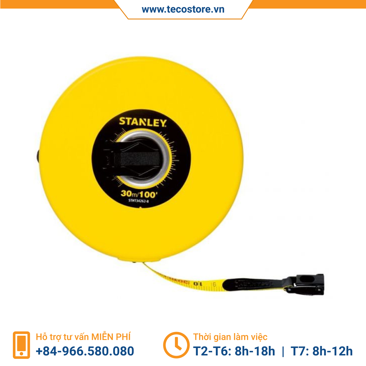Thước dây sợi thủy tinh Stanley STHT34262-8 30m/100'