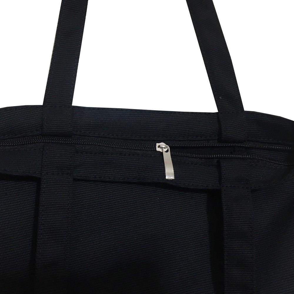 Túi Tote Vải Canvas Ginko kiểu basic có dây kéo khóa miệng túi đựng vừa laptop 14 inch và nhiều đồ dùng khác Phong Cách ulzzang Hàn Quốc In Hình Minimalist B14