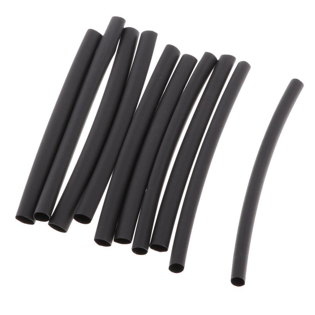 10 Pieces Heat Shrink Tubing Tube Sleeving Wrap Wire Cable Kit 4.5mm Black