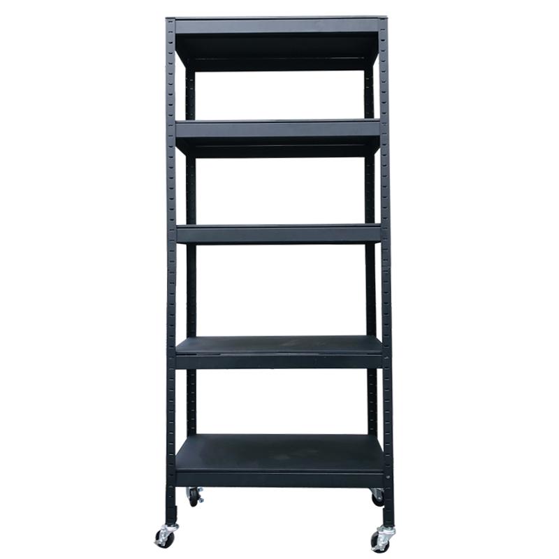 Kệ có bánh xe 5 tầng đa năng 81cm màu đen
