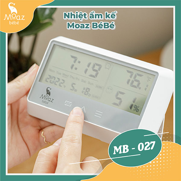 NHIỆT ẨM KẾ ĐA NĂNG MOAZ BÉBÉ MB –027