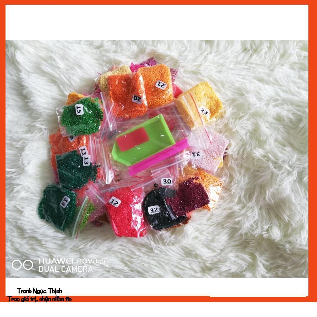 Tranh đính đá cao cấp hoa anh đào biểu tượng cho một tình yêu vĩnh cửu