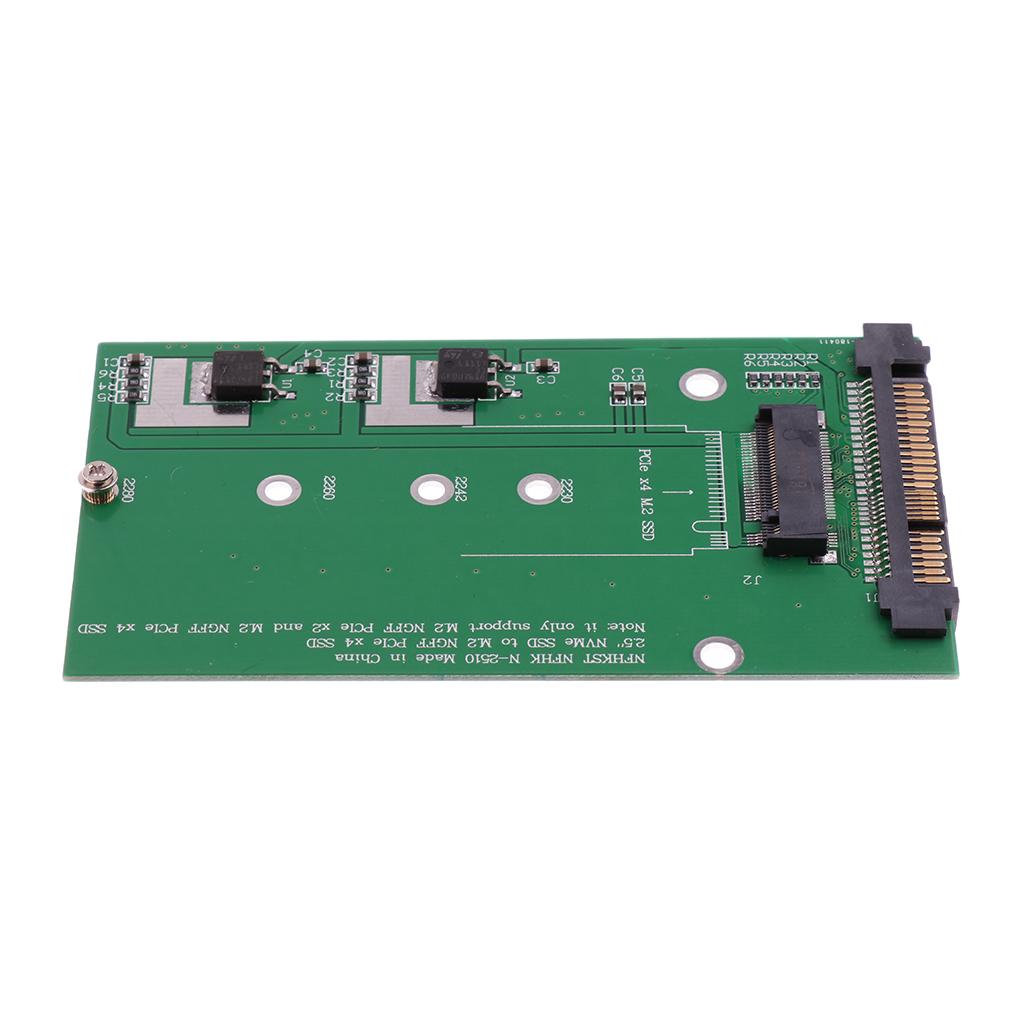 SFF-8639 NVME U.2 to NGFF M.2 M-Key PCIe SSD Adapter