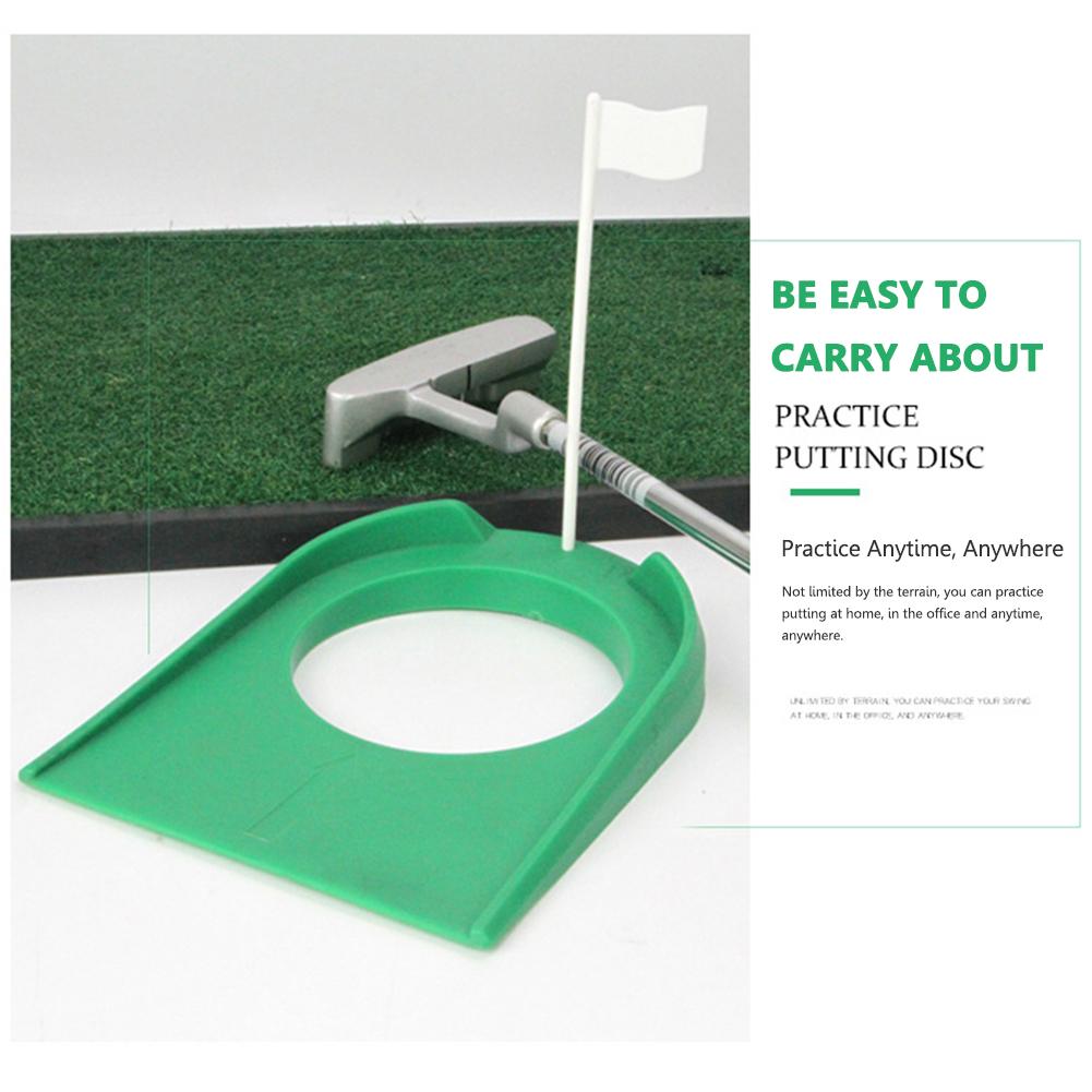 Golf đặt đĩa trong nhà Đưa huấn luyện viên điều chỉnh cốc lỗ thực hành huấn luyện viên hỗ trợ hỗ trợ đào tạo golf