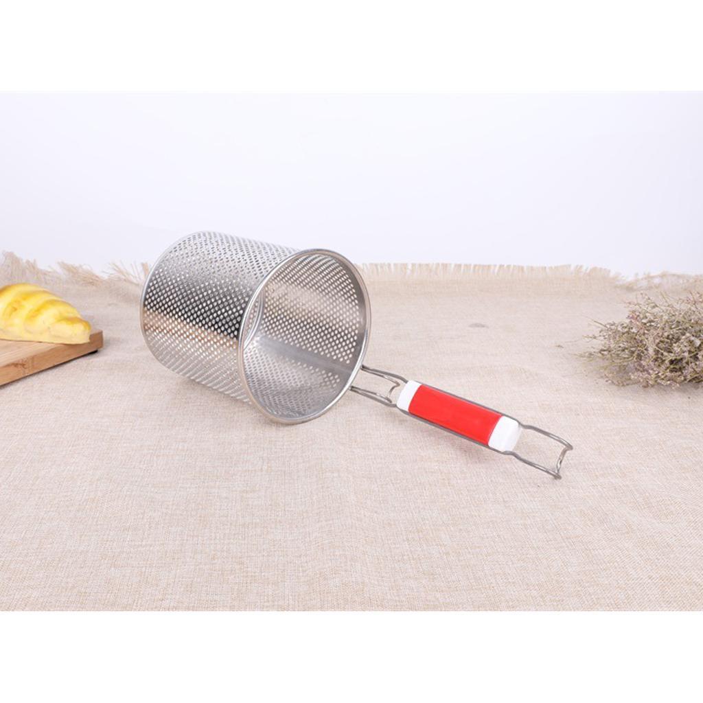 2-3pack Kitchen Pasta Noodle Food Strainer, Stainless Steel, Deep Fry Basket