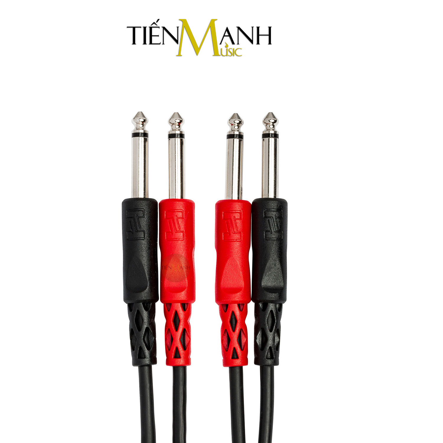 Cặp Dây Cáp Tín Hiệu Stereo Hosa 2 Đầu 6ly Mono Dài 3m CPP-203 Unbalanced Cable 1/4 in CPP203 Hàng Chính Hãng
