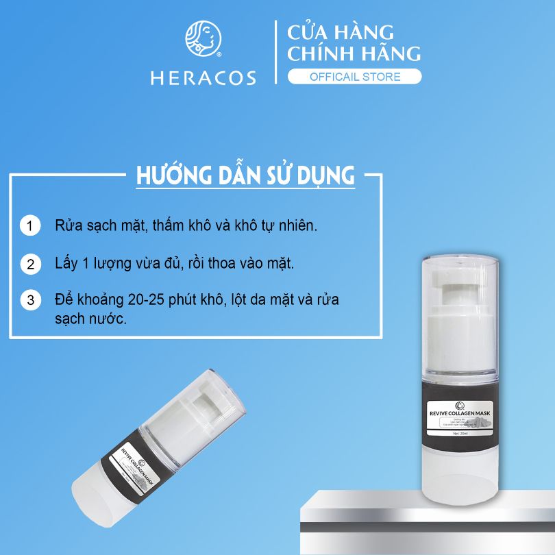 Mặt Nạ Nâng Cơ Tái Sinh HERACOS Dạng Gel Tạo Màng