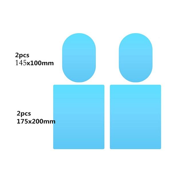 Miếng Dán Gương Chiếu Hậu Mềm Trong Suốt Chống Sương Mù Chống Nước Bảo Vệ Cho Xe Hơi