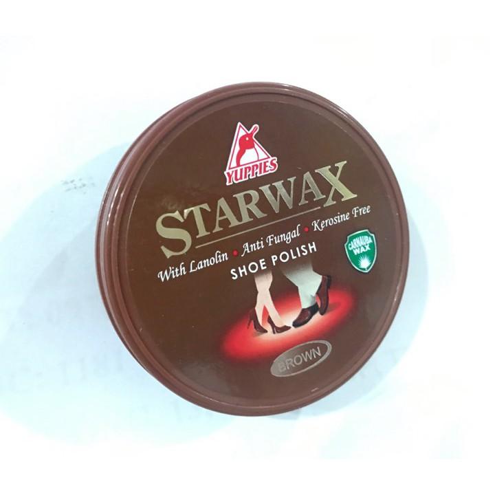 Xi đánh giày Starwax (made in malaysia) ngấm sâu, dưỡng da cực tốt, mùi thơm rất dễ chịu