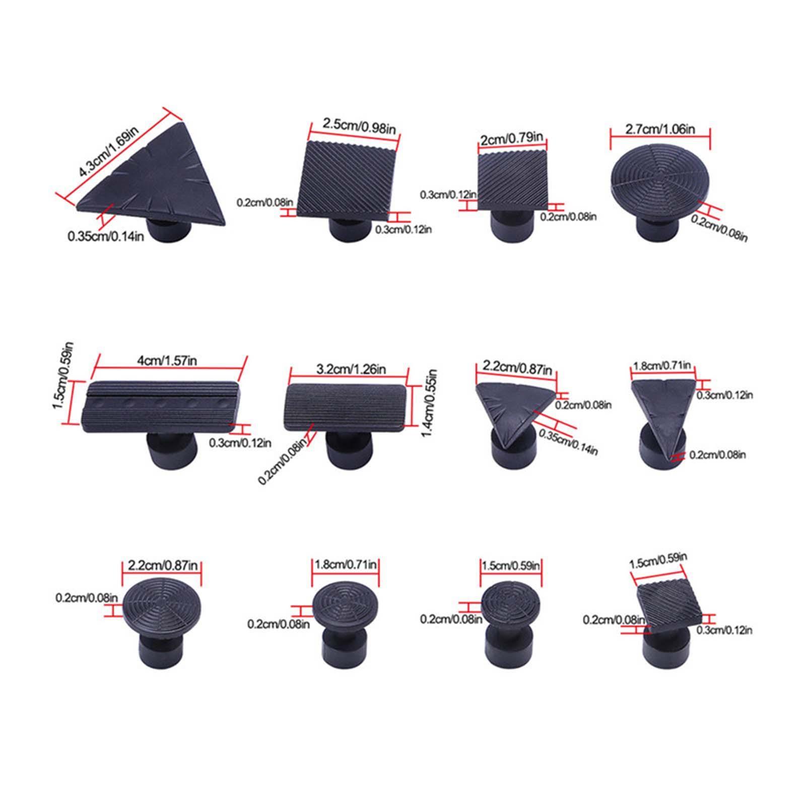 12Pcs Auto Removal  Kit  Remover Quick Repairing  Removal Tools for Paintless  Removal Hail Damage