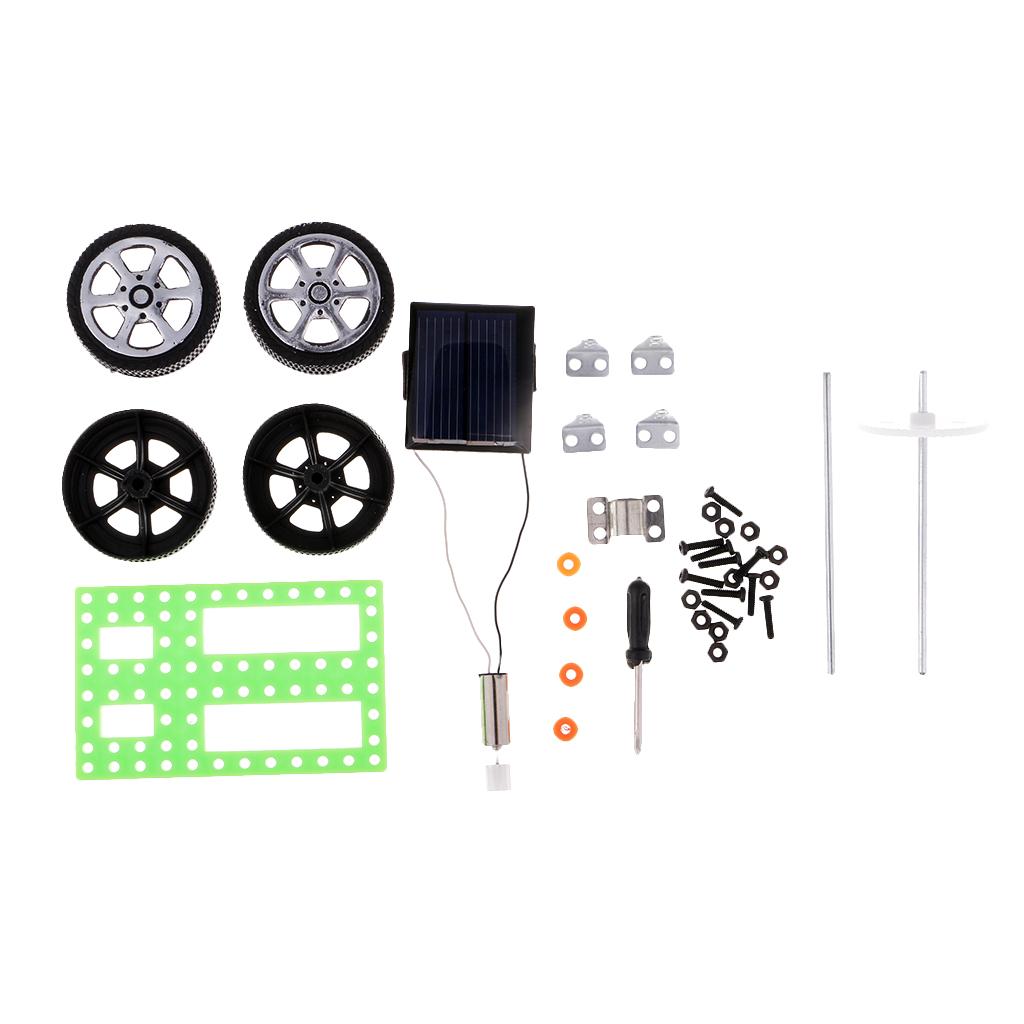 DIY Solar Powered Xe Xe Trẻ Em Trẻ Em Khoa Học Đồ Dùng Giáo Dục Đồ Chơi