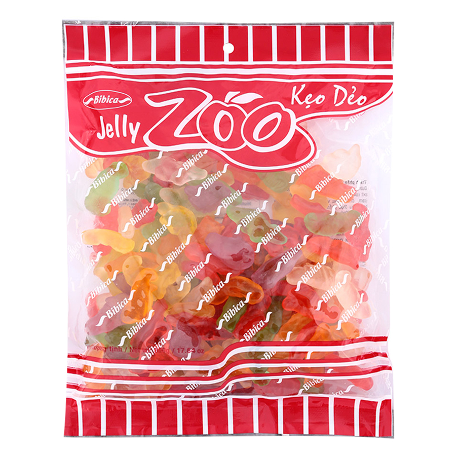 Kẹo Dẻo Zoo Áo Dầu Bibica (500g)