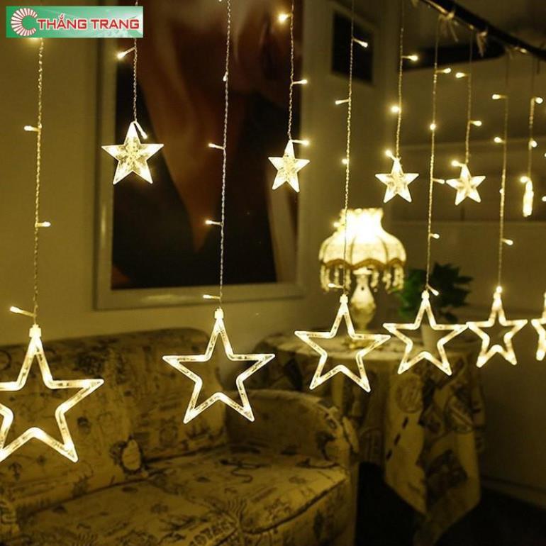 ĐÈN NHÁY MÀNH TRANG TRÍ HÌNH SAO TO 4 CHẾ ĐỘ NHÁY
