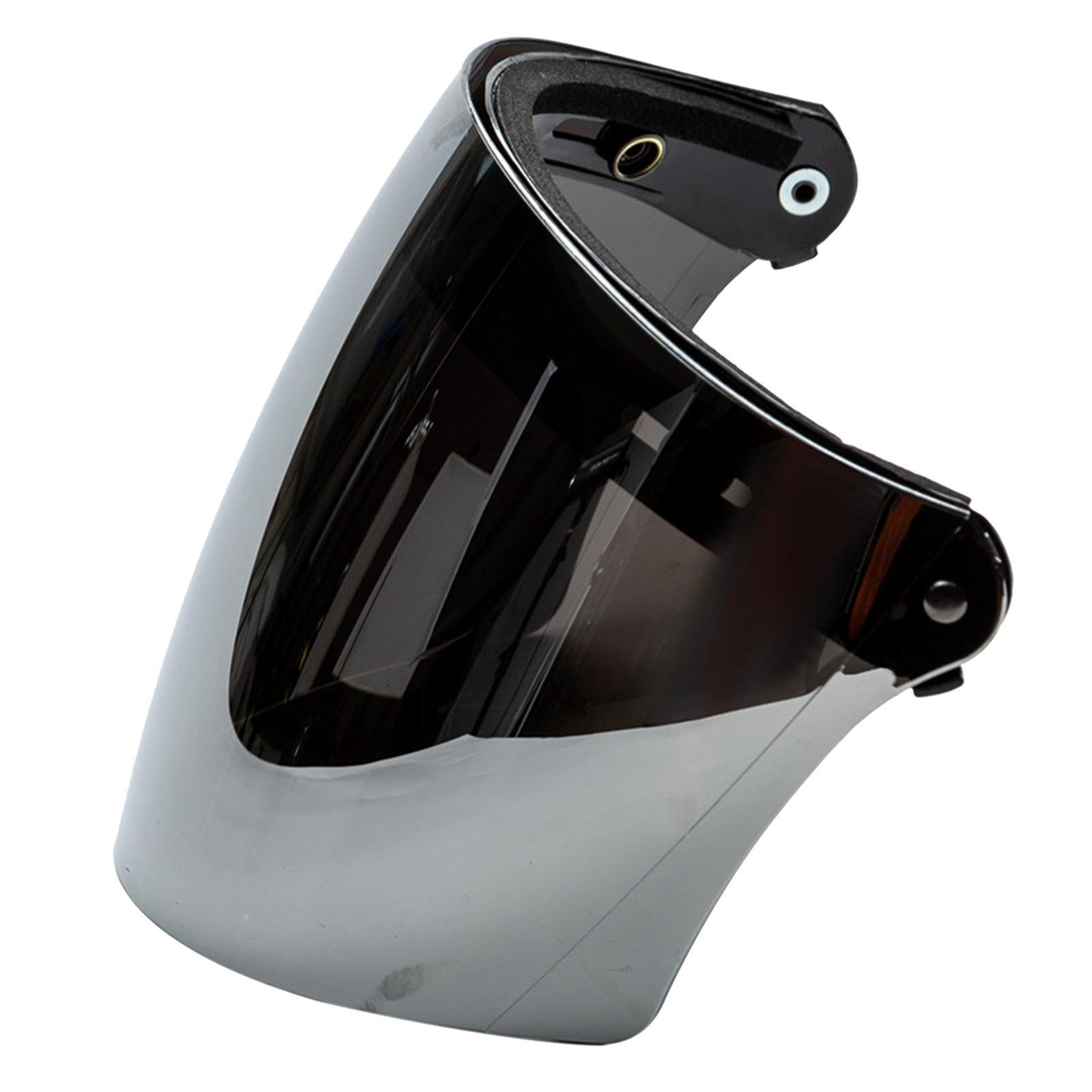 2Pcs Retro Open Face Visor Wind Lens Anti-fog Anti-scratch