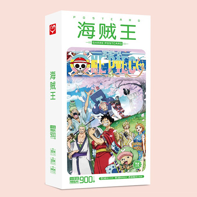 Postcard One Piece Đải hải tặc 900pcs mới