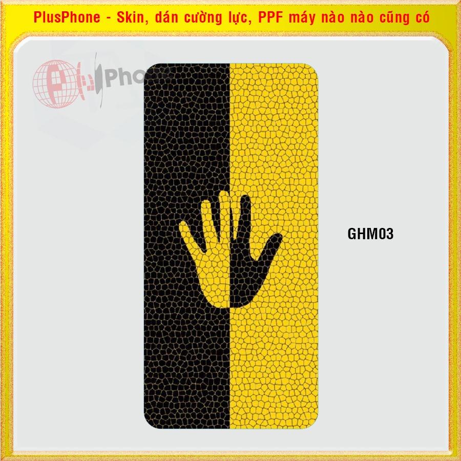 Dán Skin mặt sau cho iPhone 4, 4s, 5, 5c, 5s, 5 SE, 6, 6s, 6 Plus, 7, 7 Plus, 8, 8 Plus in phối màu