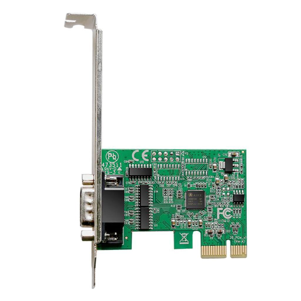 PCI-E Express To DB9 Serial Port RS232 Express Controller Converter Transfer