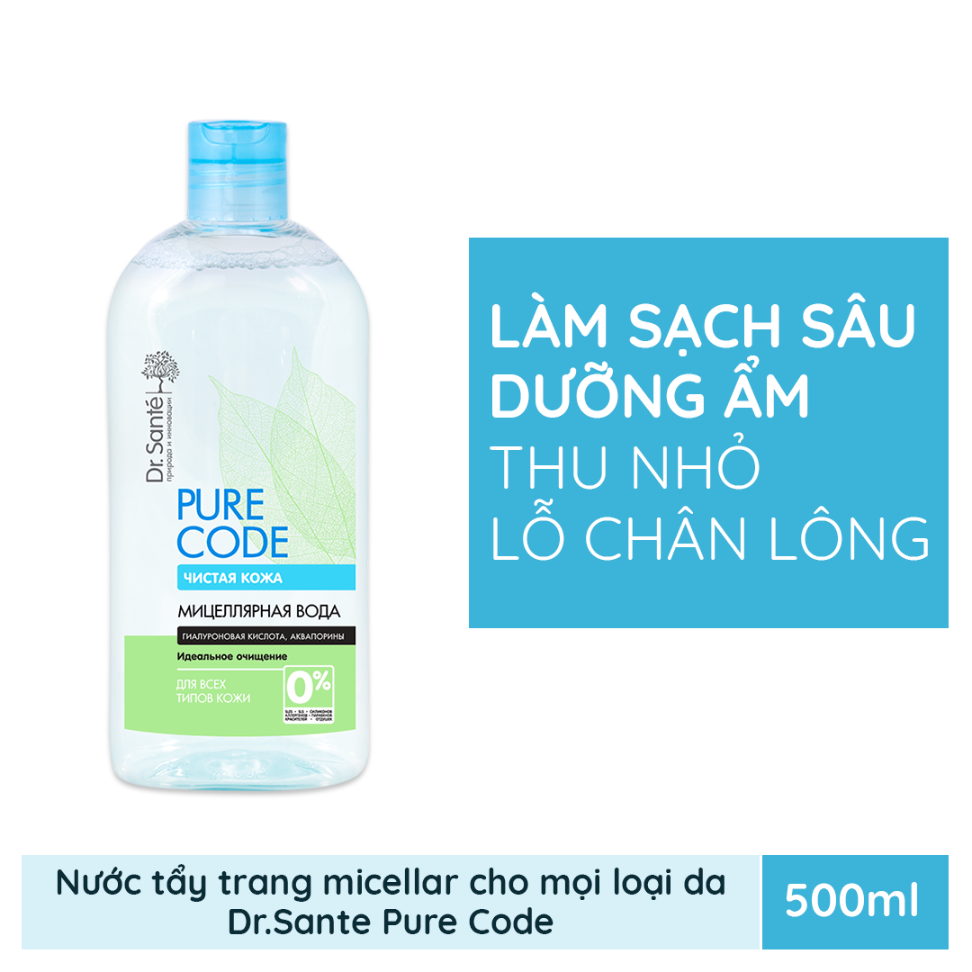 Nước tẩy trang Micellar Pure Cоde dành cho mọi loại da 500ml