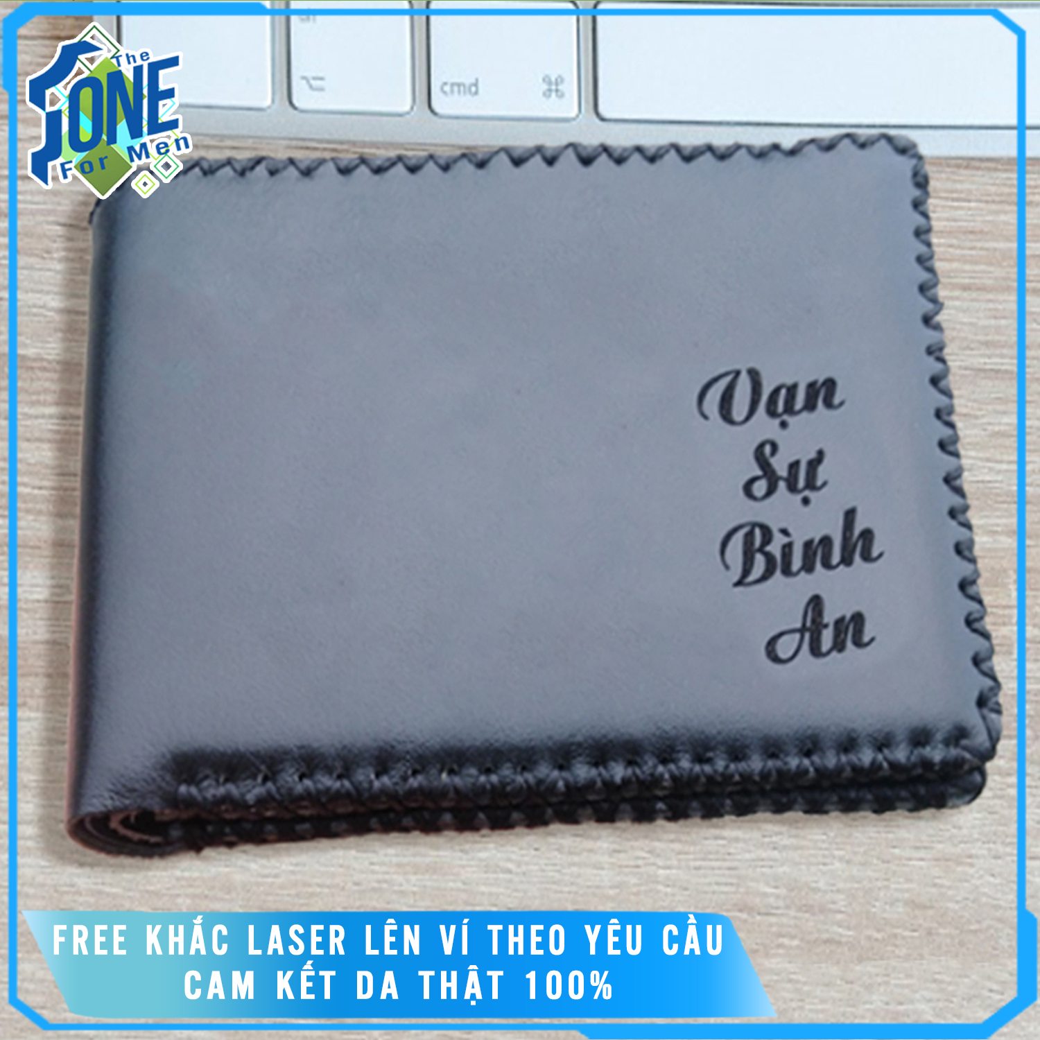 Ví Ngang &amp; Đứng Nam Da Bò Handmade Nổi Bật Cao Cấp - Free Khắc Nội Dung Theo Yêu Cầu - Chống Nước, Chống Lửa - Hàng Thủ Công Tỉ Mỉ - Bóp Da Bò Nam Thủ Công Cao Cấp