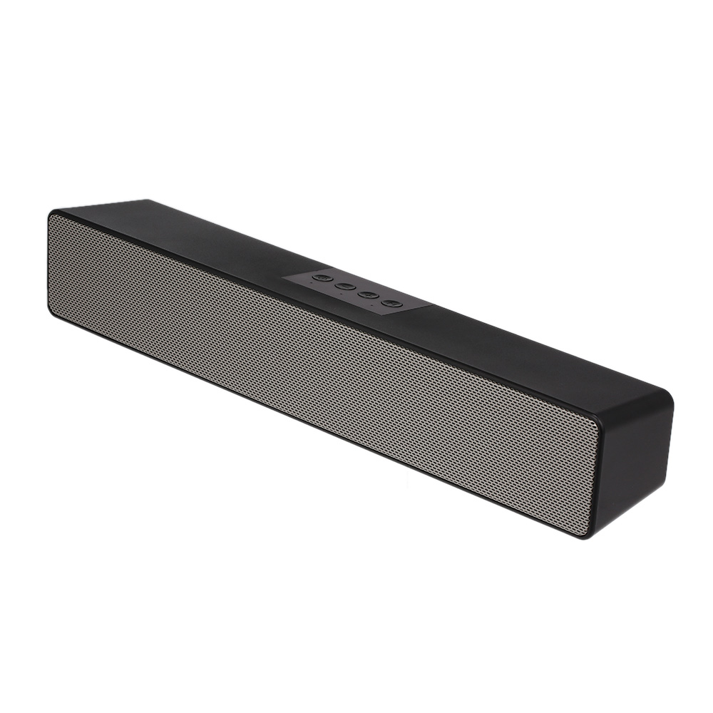 Loa 10w Có Dây & Không Dây Bluetooth 5.0 Soundbar 1200mah Có Thể Sạc Lại TV AUX Cổng USB Cho Máy Tính Để Bàn