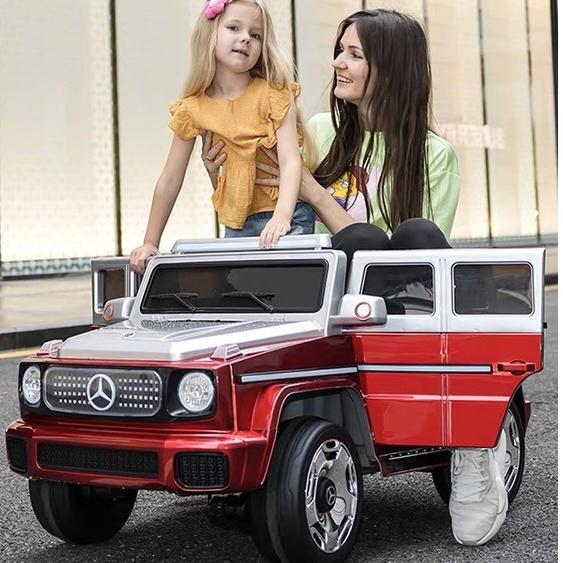 Ô tô xe điện MERCEDES AMG đồ chơi cho bé tự lái và điều khiển xa (Đen-Đỏ-Trắng)