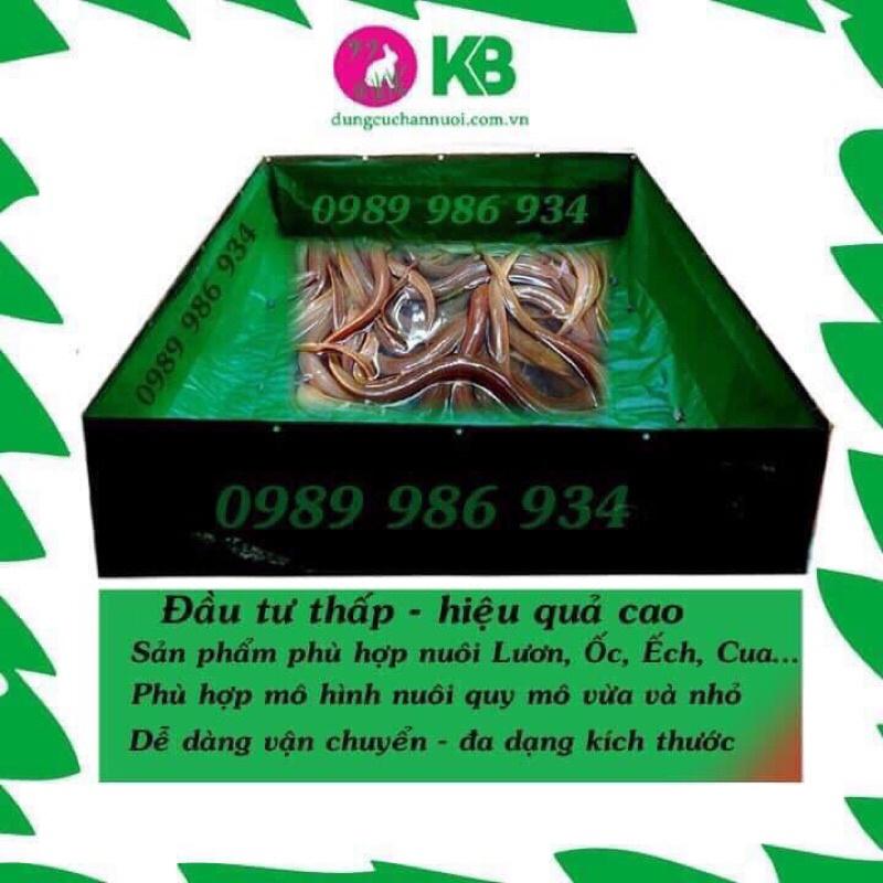 Bể bạt bộ đội dùng cho ếch cá ốc lươn 5x3x1