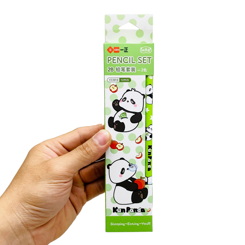 Ligen - Hộp 12 Cây Viết Chì Gỗ Panda IG2919