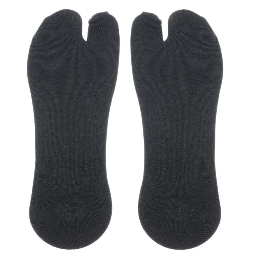 4 Pair Men Cotton Split 2 Toe Socks Tabi Socks Japanese Style Socks Breathable