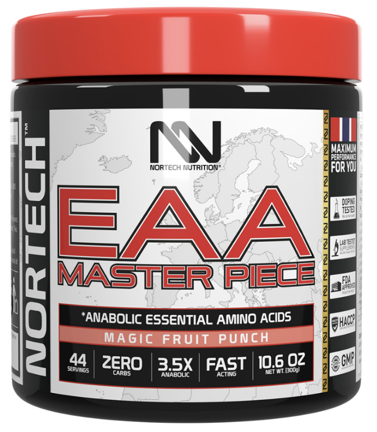 EAA Master Piece (300g), Hỗ Trợ Phục Hồi &amp; Phát Triển Cơ Bắp, 44 lần dùng | NortechNutrition