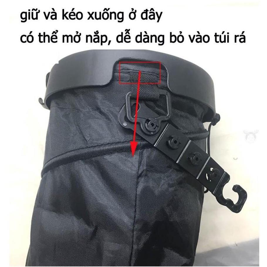 Thùng đựng rác trên xe ô tô có thể gấp lại được - Home and Garden