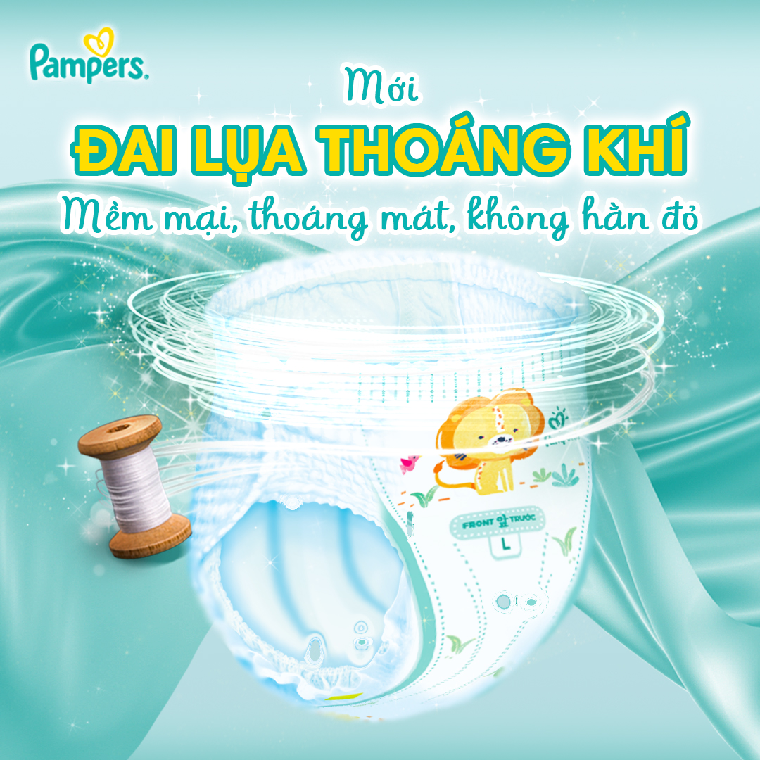 Tã/Bỉm Quần PAMPERS Giữ Dáng Mới Gói Cực Đại M74/L68/XL62/XXL56