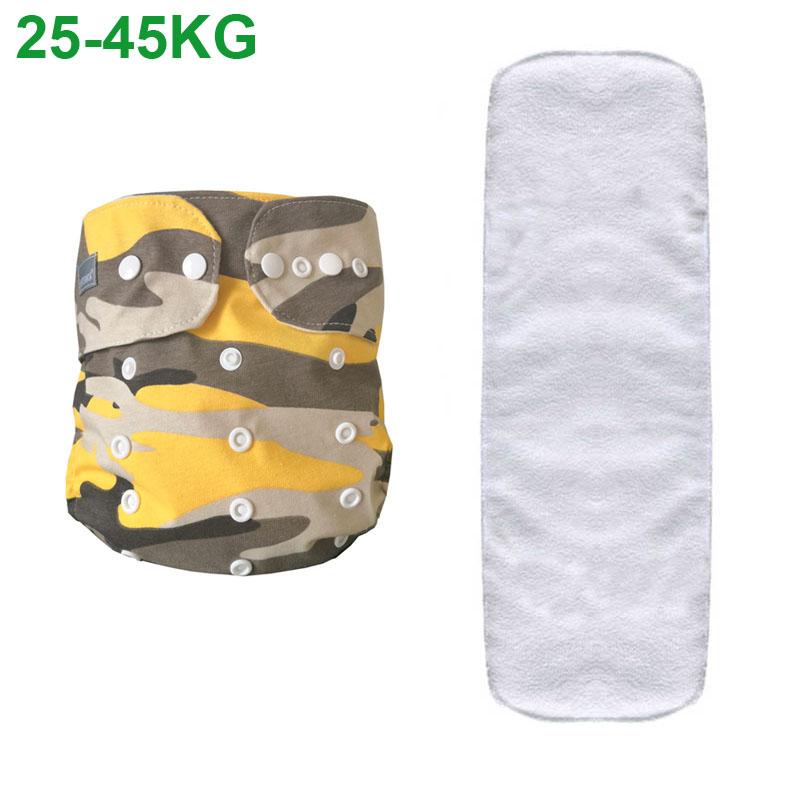 25-45KG Trẻ Lớn Chống Thấm Nước Vải Túi Tã Có Thể Tái Sử Dụng Có Thể Giặt Thanh Thiếu Niên Tã Người Lớn Bao Ajustable Kích Thước