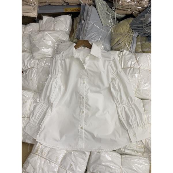 Sơmi trắng tay bồng lạ xinh