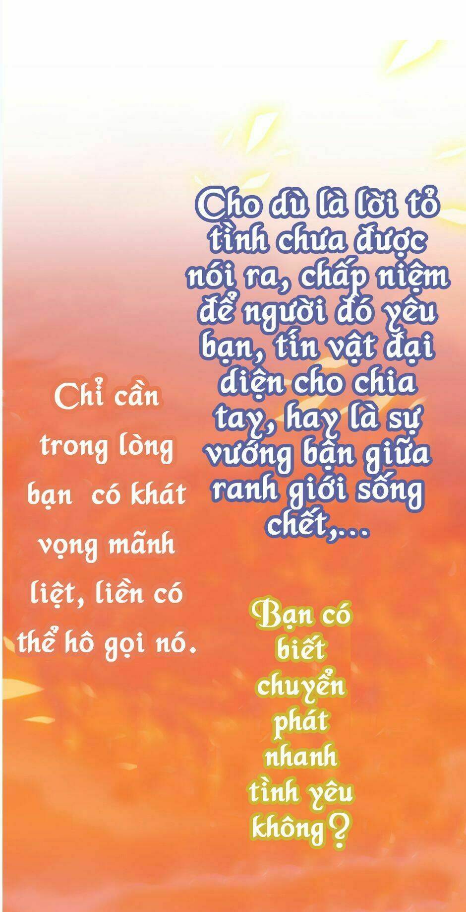 chuyển phát nhanh tình yêu chapter 1 2