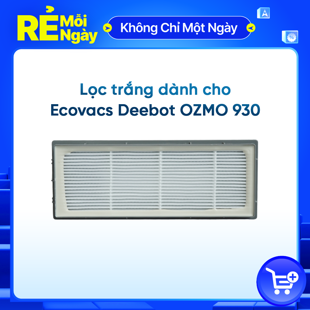 Lọc trắng dành cho Ecovacs Deebot OZMO 930 - Hàng Chính Hãng