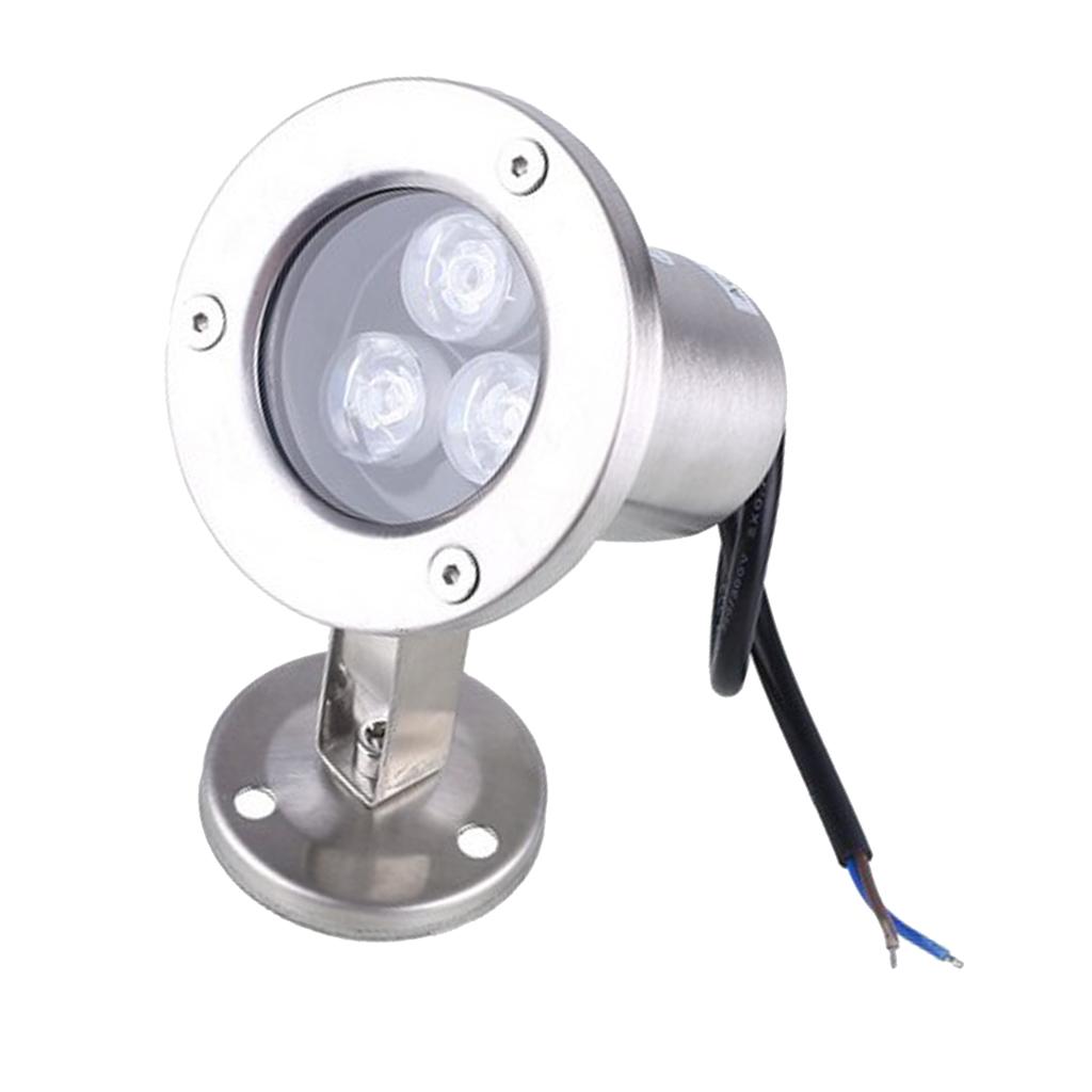 3W Underwater LED Swimming Pool Light Outdoor Garden Bulb Lamp Warm White