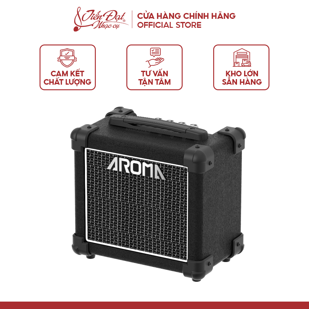 Ampli/ Amply/ Âm ly Đàn Guitar Điện AROMA AG-10S 10W, Có Bluetooth