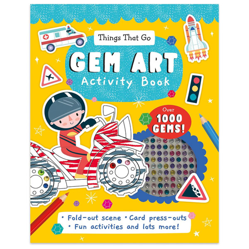 Sách Gem Sticker Activity Book - Things That Go