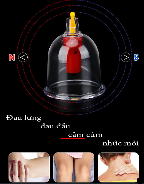 Bộ giác hơi chân không điện tử hút tự đông D977
