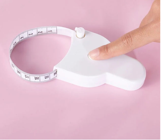 Thước dây rút tự động chữ Y có tay cầm để đo vòng eo vòng tay vòng chân 1.5 mét-Tặng cây gãi ngứa inox gấp gọn