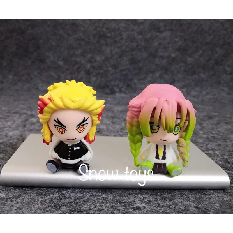 Mô hình Kimetsu No Yaiba chibi - figure thanh gươm diệt quỷ Demon Slayer chibi Tanjirou Nezuko Zenitsu Inosuke hà trụ