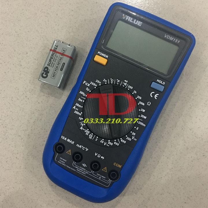 Đồng hồ vạn năng VALUE VDM151