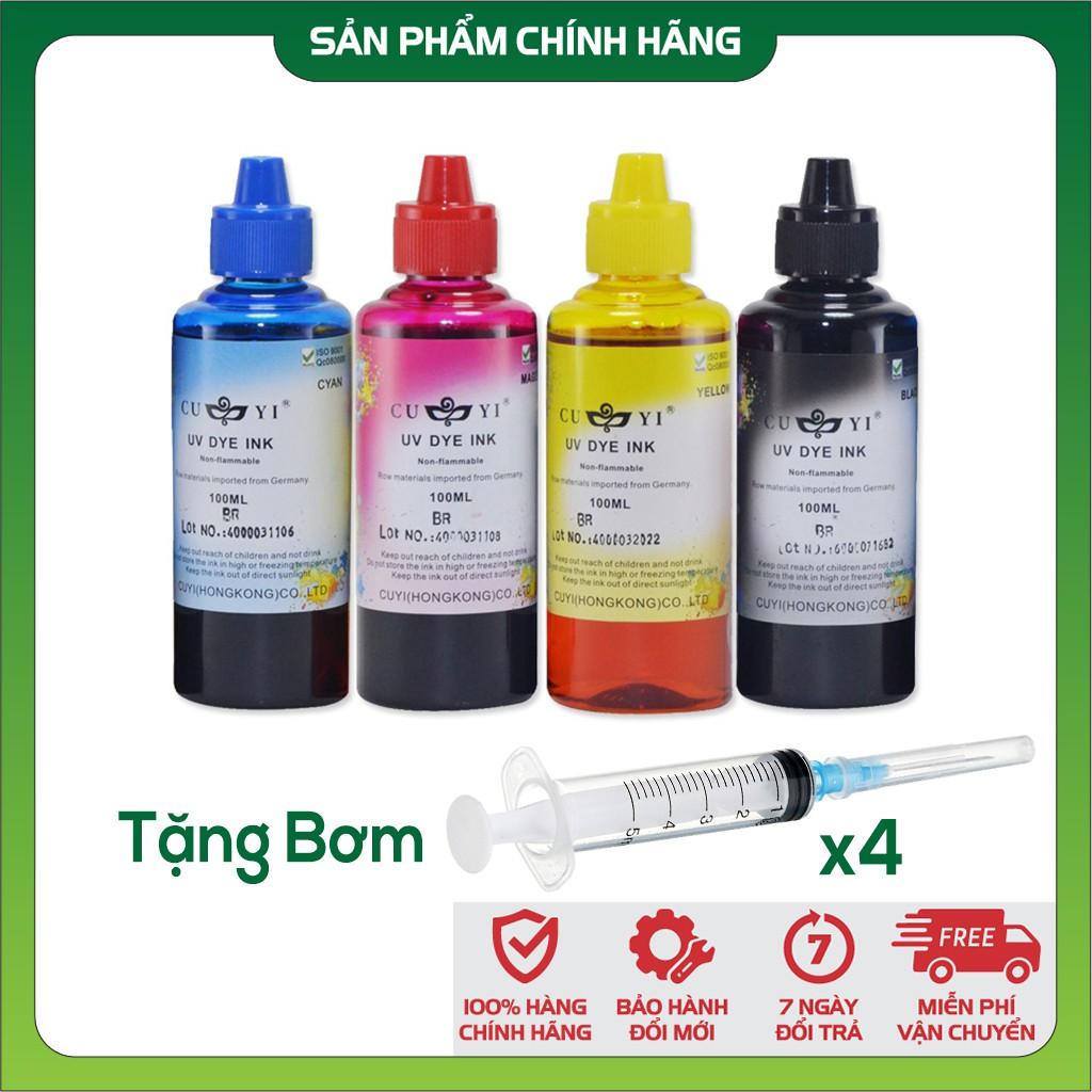 Mực in dành cho máy in HP 1115, HP 1110, HP 1100, HP 2675 bơm tiêm trực tiếp vào hộp mực HP 680, HP 61