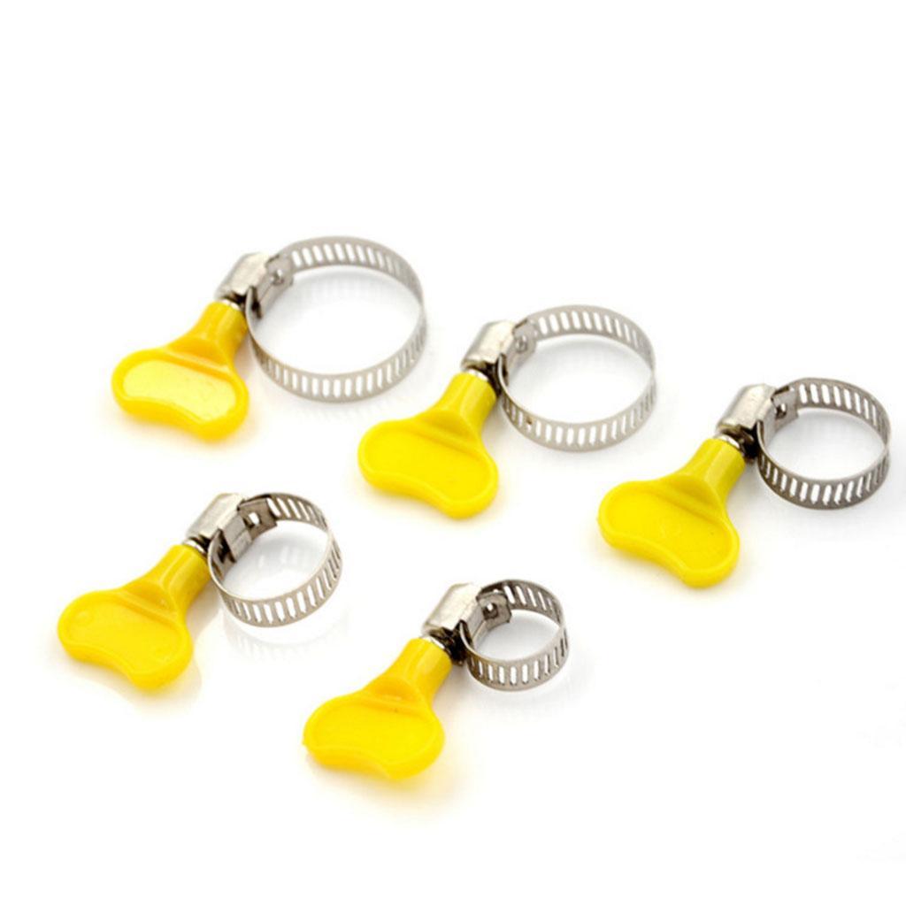 60Piece Tube Clamp Fit Tube O.D Handle Clamp Stainless Steel Hose
