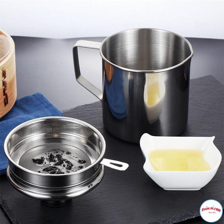 Combo 4 Bình Lọc Dầu Ăn INOX 304 Không Gỉ Bền Đẹp 00846
